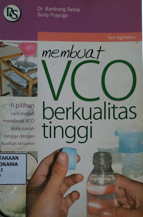 Cover Membuat VCO Berkualitas Tinggi