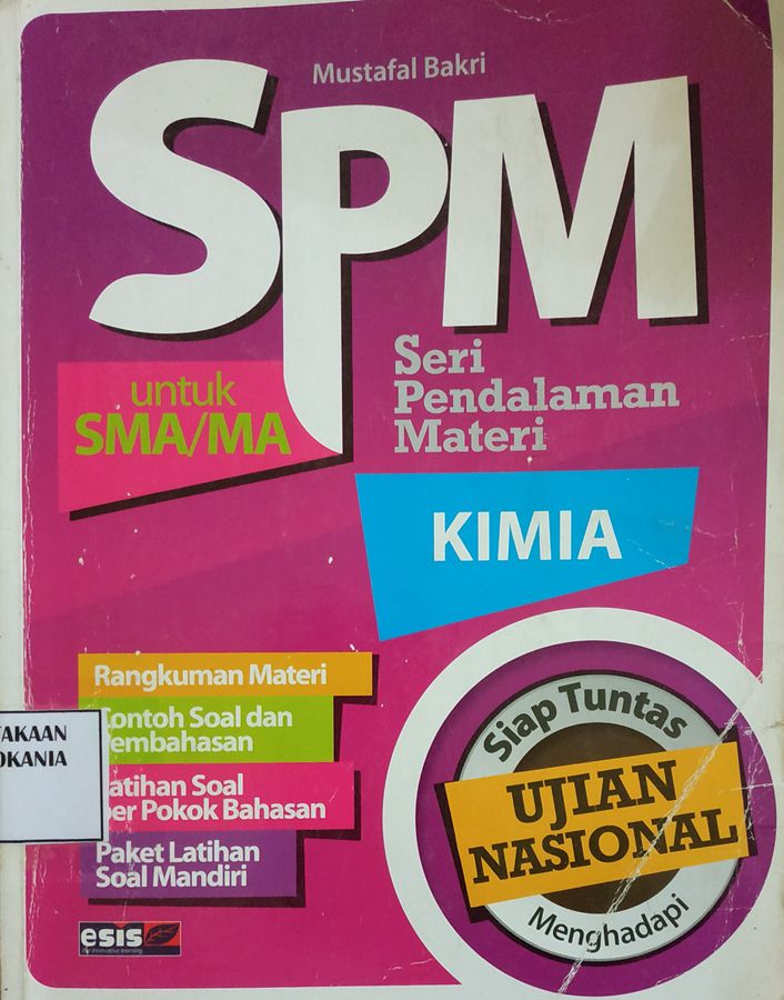 Cover SPM (Seri Pendalaman Materi) Kimia untuk SMA/MA