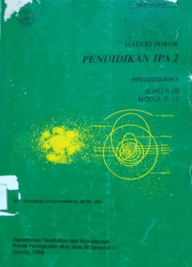 Cover Materi Pokok Pendidikan IPA 2 PPDG2232/4SKS Buku II.2b Modul 7-12