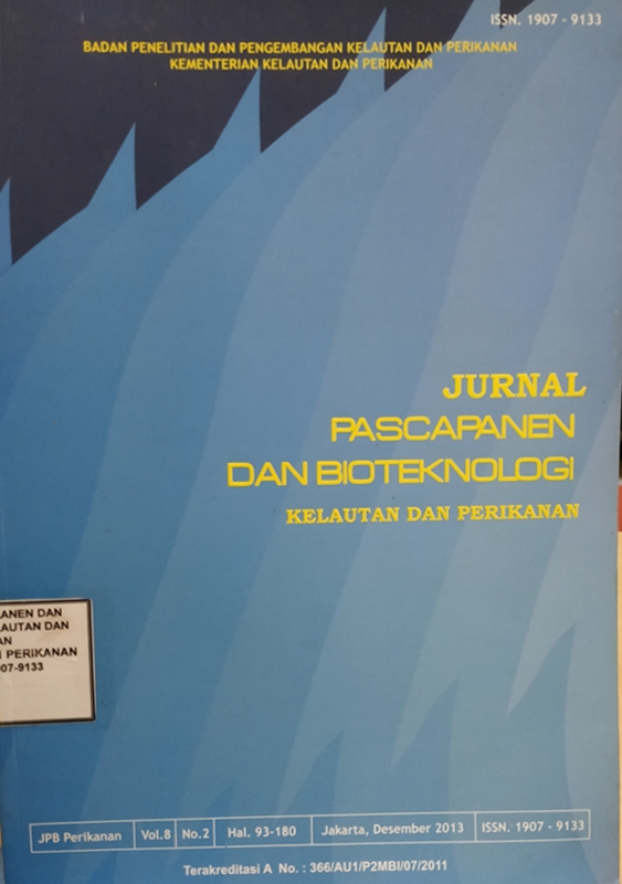 Jurnal Pascapanen dan Bioteknologi Kelautan dan Perikanan Vol. 8 No. 2 Desember 2013
