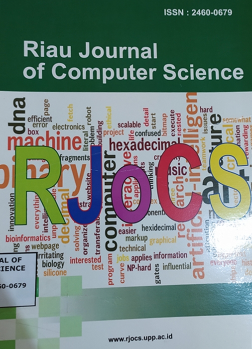 Cover Riau Journal of Computer Science Vol. 3 No. 2 Juli 2017