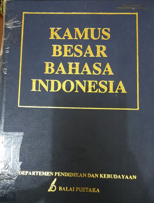 Cover Kamus Besar Bahasa Indonesia