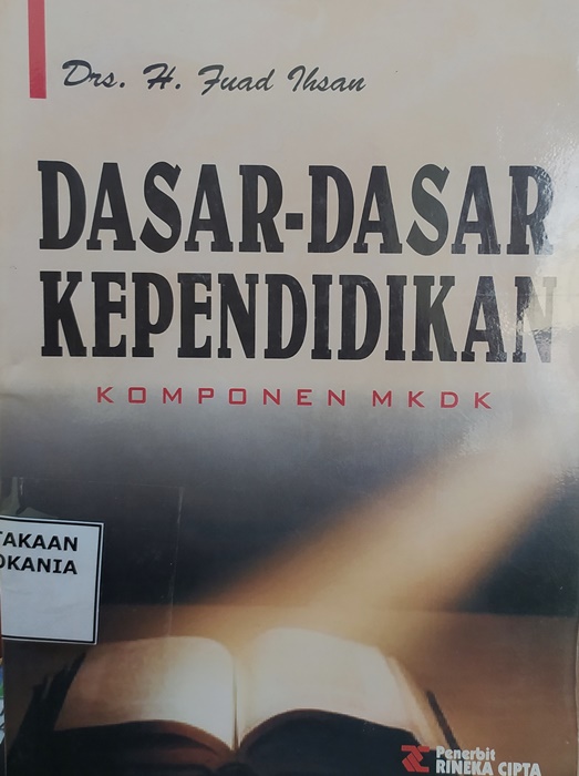 Cover Dasar-Dasar Kependidikan