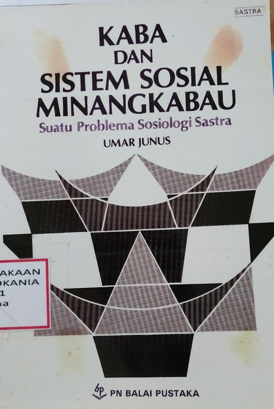 Cover Kaba dan Sistem Sosial Minangkabau