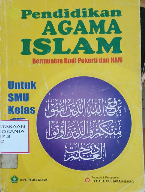 Cover Pendidikan Agama Islam: Bermuatan Budi Pekerti dan HAM