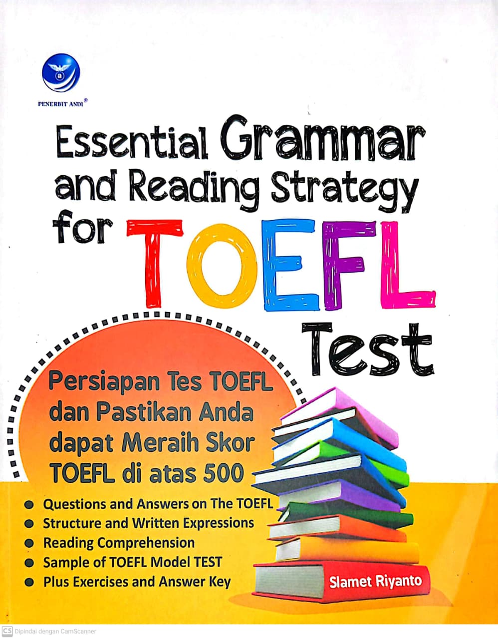 Cover Essential Grammar And Reading Strategy for Toefl Test