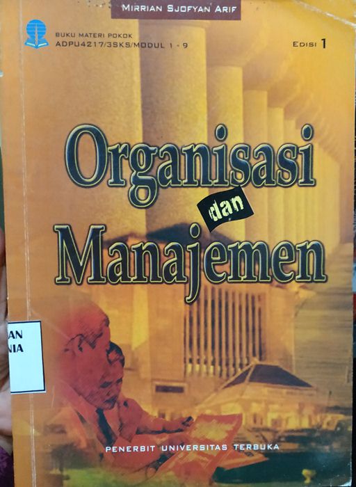 Cover Organisasi & Manajemen