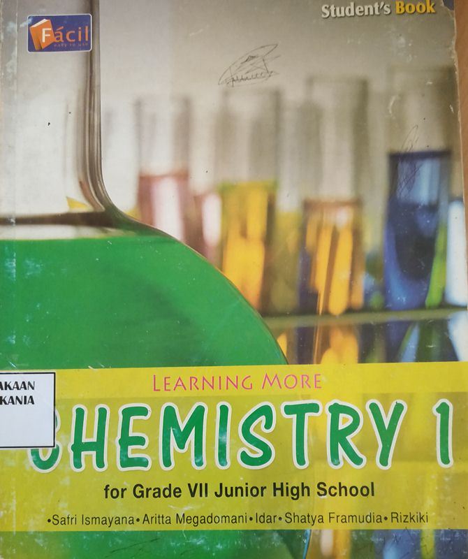 Cover Learning More Chemistry for Grade VII Junior High School