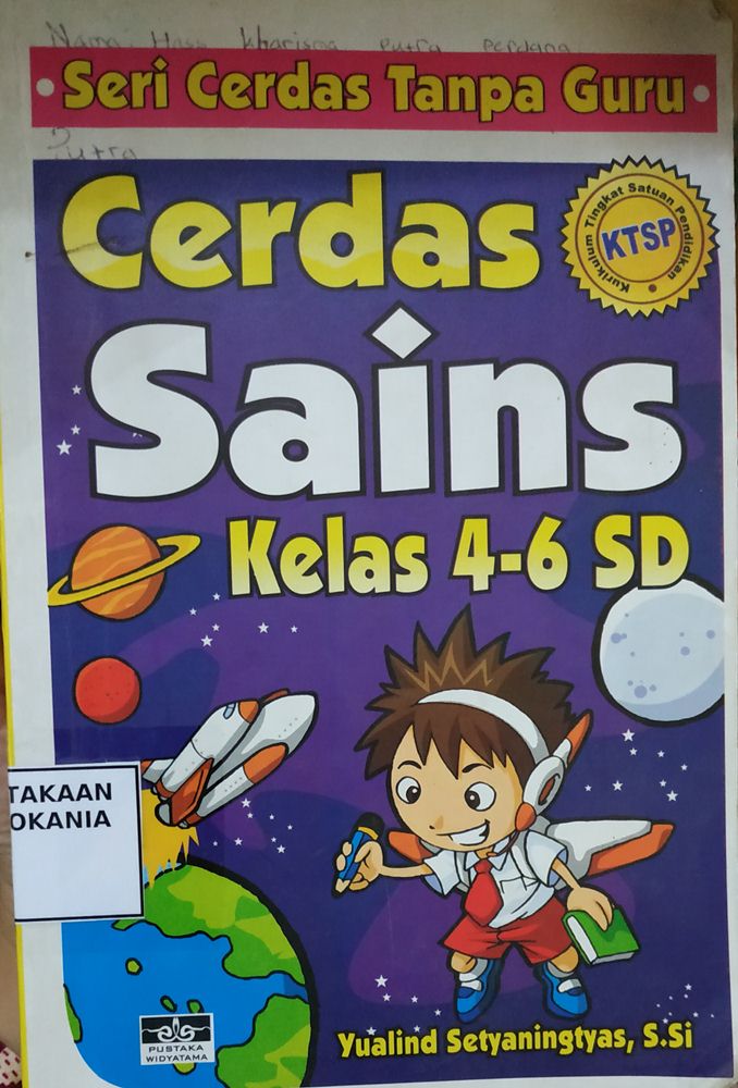 Cover Cerdas Sains Kelas 4-6 SD