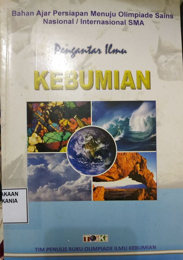 Cover Pengantar Ilmu Kebumian