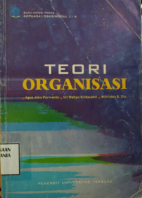 Cover Teori Organisasi