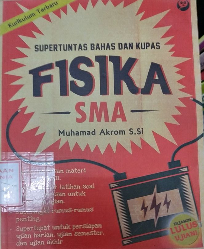 Cover FISIKA SMA: Super Tutas Bahas dan Kupas