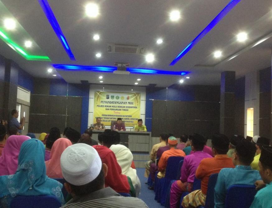 MoU Polres Kabupaten Rokan Hulu dengan STKIP Rokania